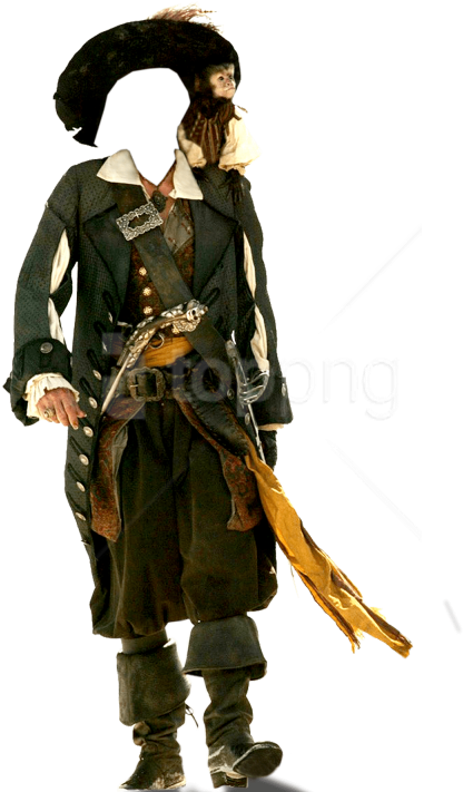 Free Png Pirate Png Images Transparent - Pirates Of The Caribbean Barbossa Jacket (480x721), Png Download