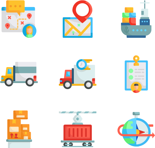 Transportation And Logistic (600x564), Png Download