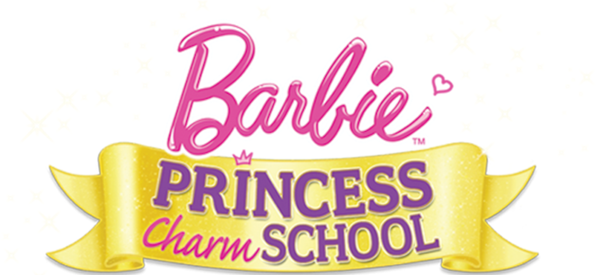 Escuela De Princesas - Barbie Princess Charm School Logo (1280x544), Png Download