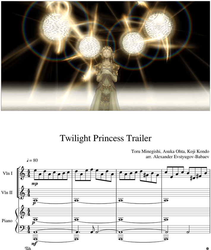 Twilight Princess In-game Trailer - Diagram (850x1100), Png Download