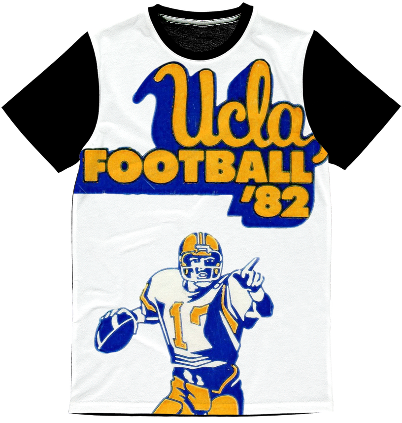 1982 Ucla Bruins Football ﻿classic Sublimation Panel - T-shirt (1024x1024), Png Download
