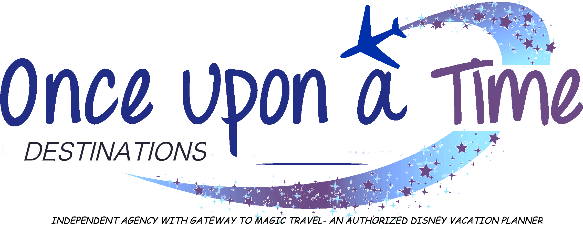Once Upon A Time Destinations - Aviao (2299x908), Png Download