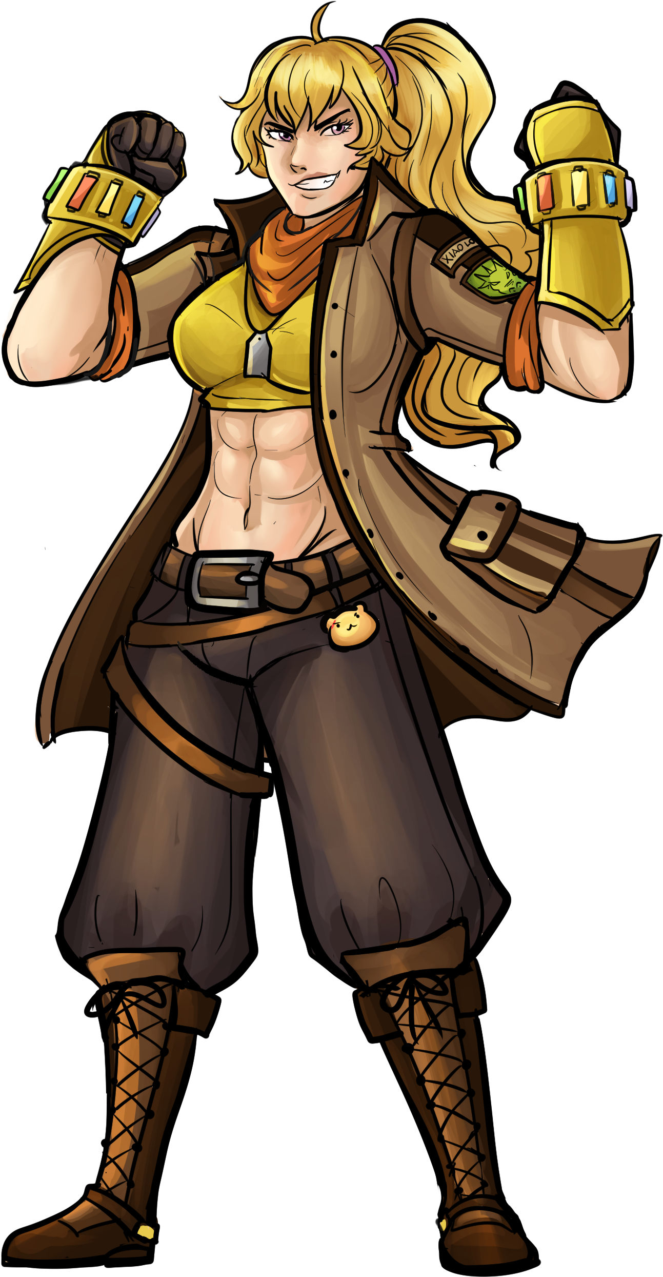 Yang Xiao Long - Cartoon (1521x2508), Png Download