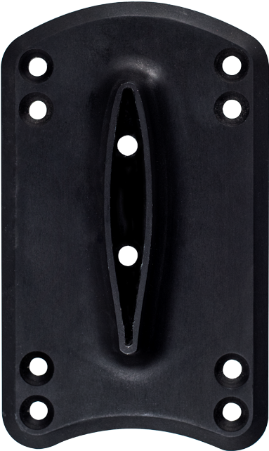 Hover Glide Pedestal/aluminum Top Plate - Wood (918x1000), Png Download