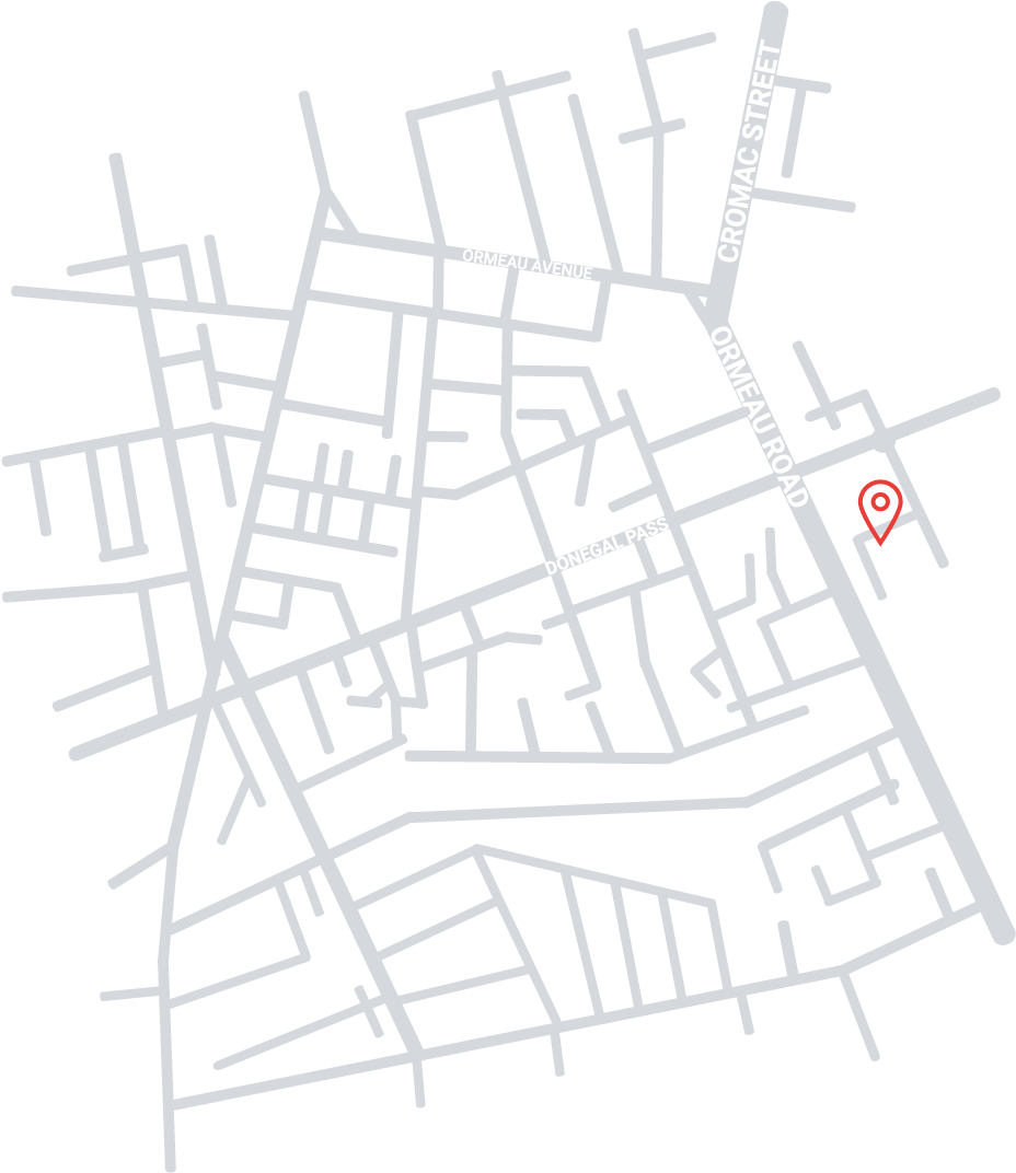 Belfast-map@2x - Illustration (959x1092), Png Download