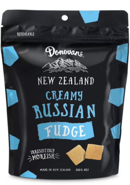 Selected Russian Fudge 200g Pouch - New Zealand Russian Fudge (1000x1000), Png Download