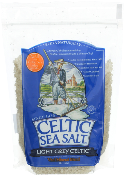 Celtic Sea Salt Light Grey Celtic Sea Salt Course Bag-1 - Celtic Sea Salt Fine Ground (650x650), Png Download