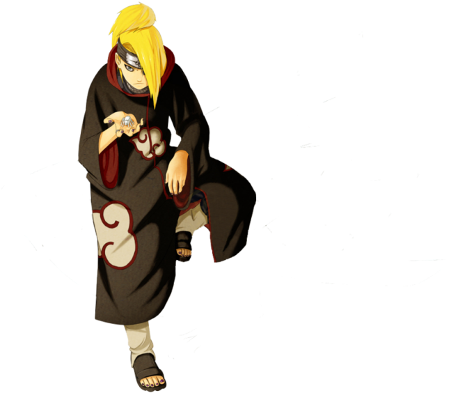 Renders Deidara (700x633), Png Download