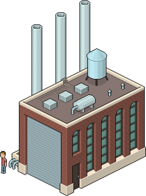 Cleaning Up And Adding Extra Pipes At The Chimneys - Brick (600x700), Png Download