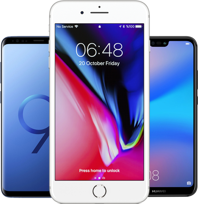 We Fix All Makes & Models Of Smartphones - Mobile Device (682x750), Png Download