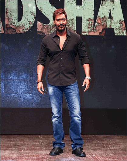Ajay Devgn - Ajay Devgn Baadshaho Launch (750x530), Png Download