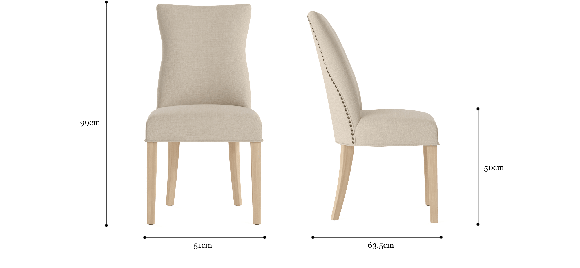 Zoe 2 X Dining Chair - Chair (2000x1036), Png Download