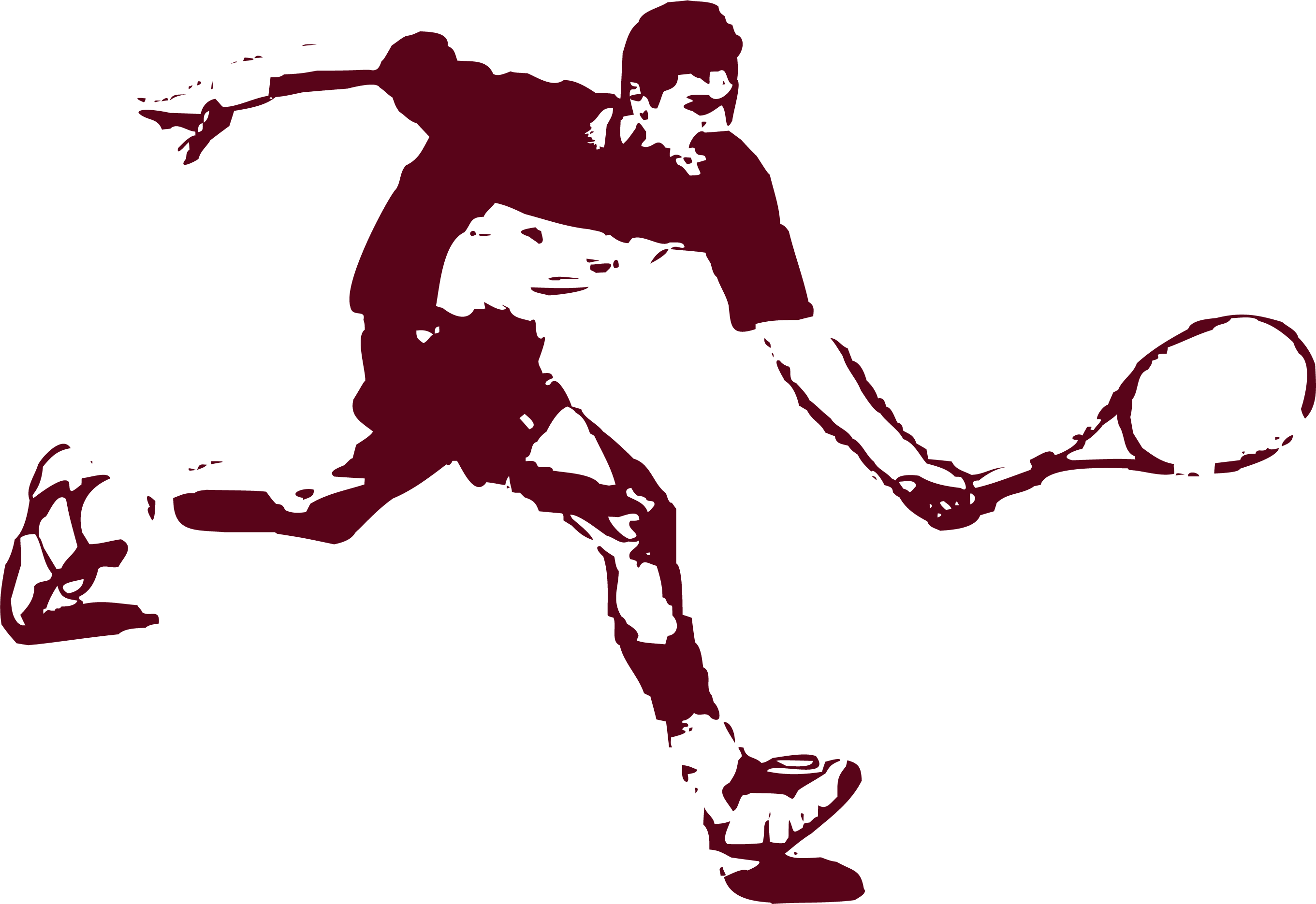 Racket Athlete Players Transprent Png Free Download - Badminton (2722x1871), Png Download