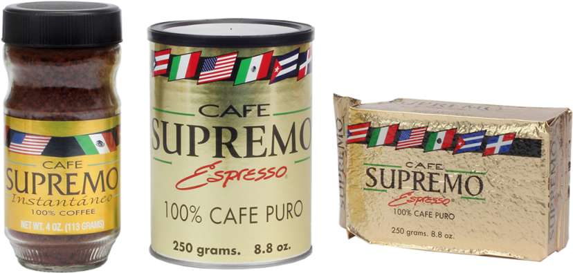 Cafe Supremo Is Available In Vacuum-packed Bricks, - Grated Parmesan (962x401), Png Download