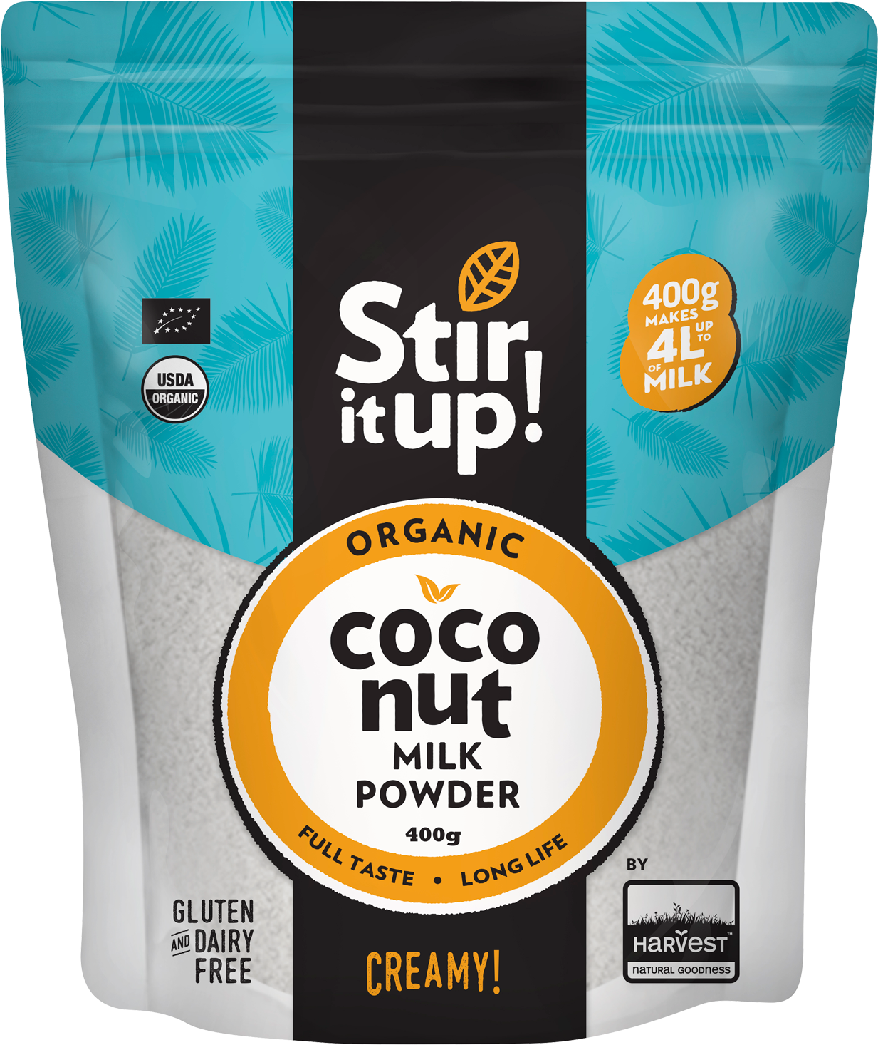 Organic Coconut Milk Powder - Coffee Substitute (1289x1500), Png Download