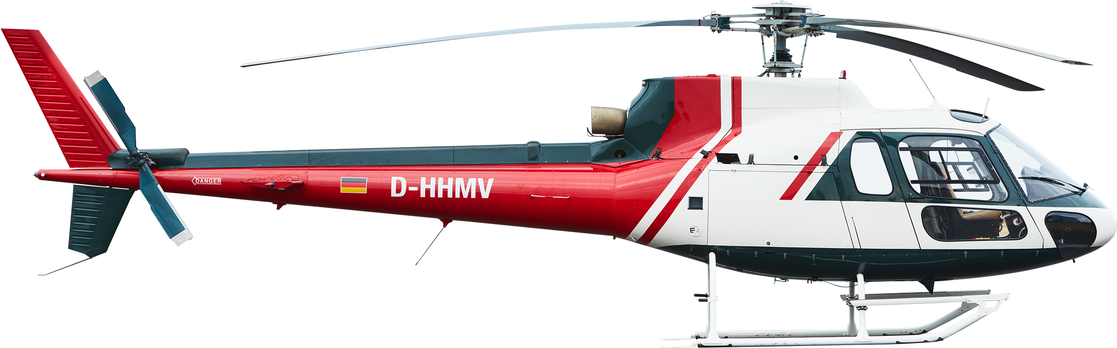 Airbus Helicopter H125 - Helicopter Rotor (2560x1100), Png Download