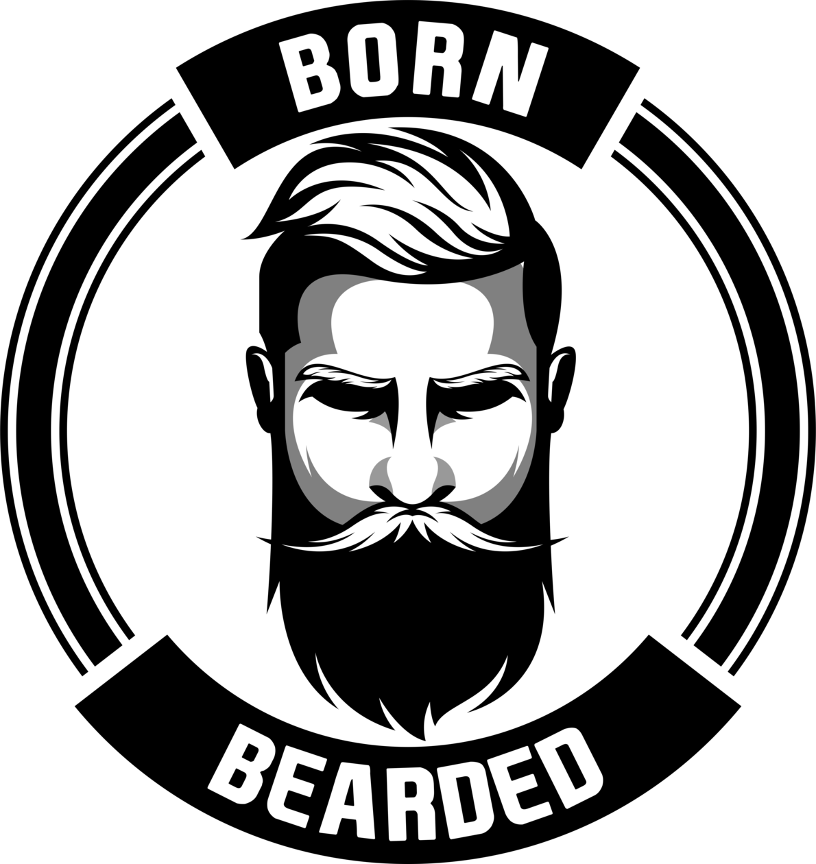 Bornbearded - Escambia County (1190x1260), Png Download