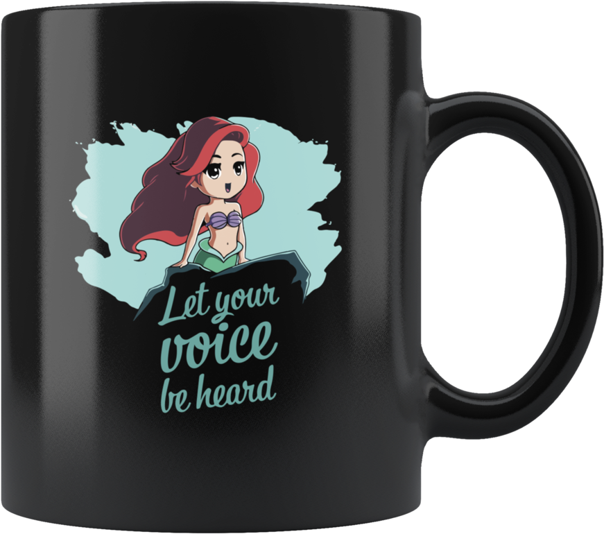 Ariel Disney Mug - Let Your Voice Be Heard Quotes (900x900), Png Download
