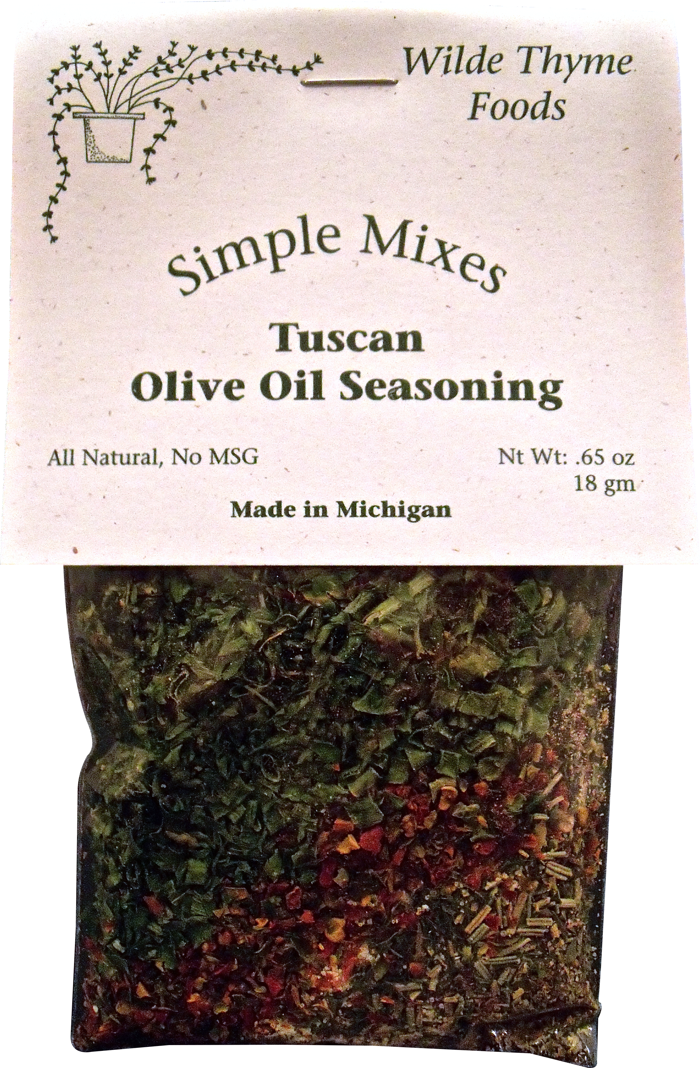 Tuscan Olive Oil Seasoning - Herbal (2290x3494), Png Download