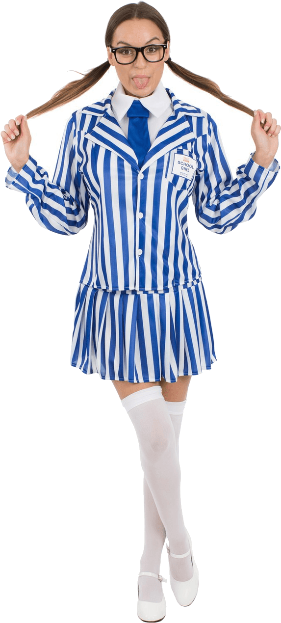 Value Fancy Dress Female School - Costume (800x1268), Png Download