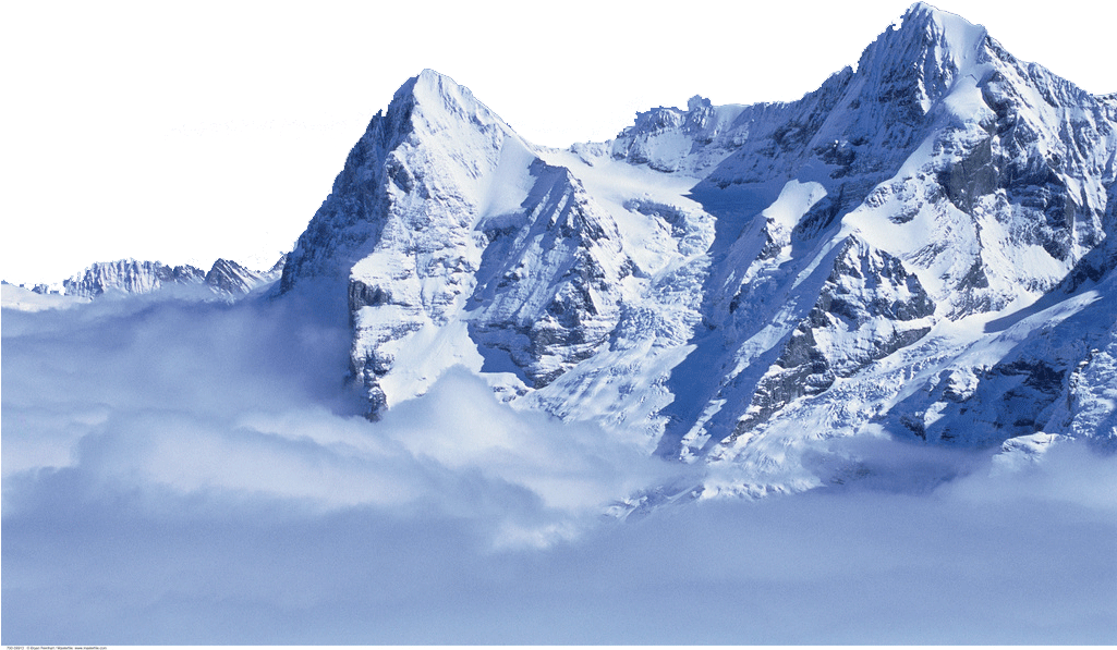 Ice-covered Swiss Alps - Bernese Alps (1024x694), Png Download