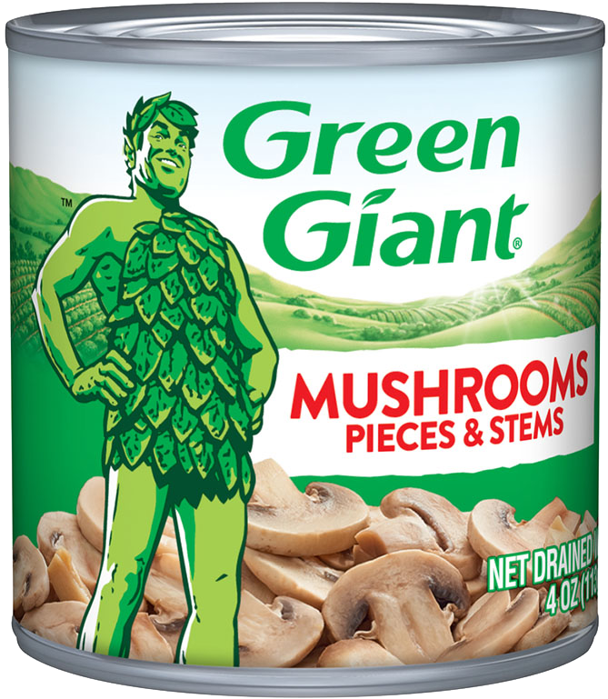 Green Giant® Mushroom Pieces & Stems 4 Oz - Green Giant French Style Green Beans (800x800), Png Download