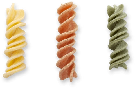 Tricolour Pasta Without Eggs - Fusilli (600x600), Png Download