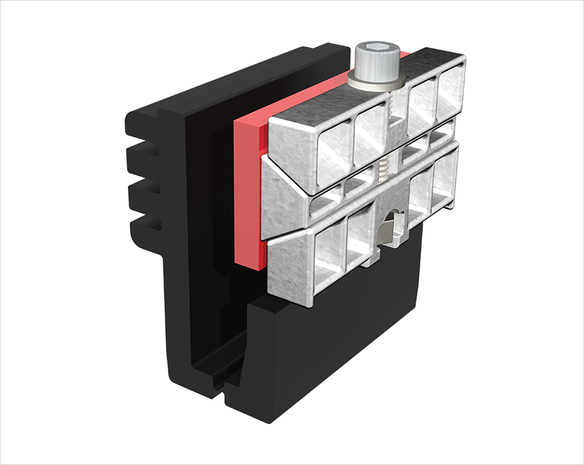 Panelgrip Isolator - Panelgrip Railings (840x670), Png Download